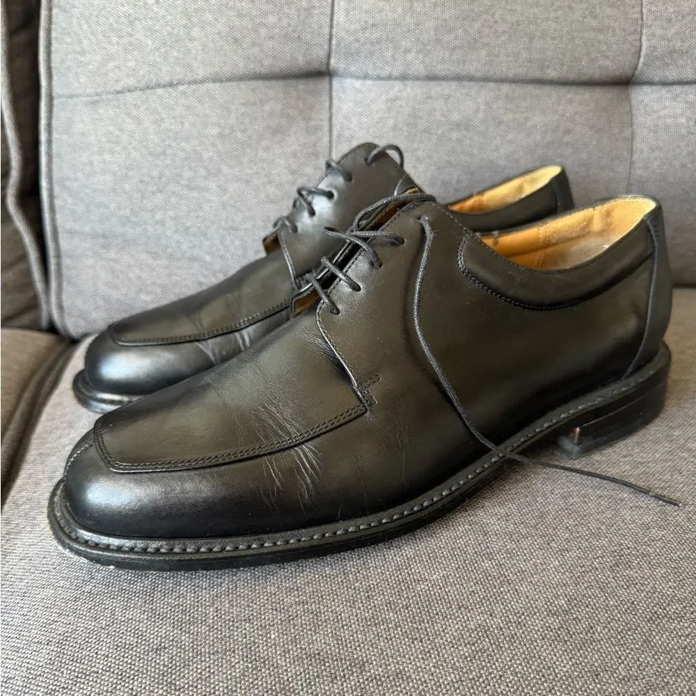 Van Bommel Men’s Black Leather Dress‎ Shoes Size 9.5 Made in Netherlands
